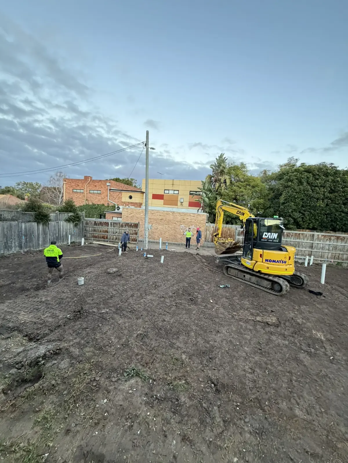 New build site preparation